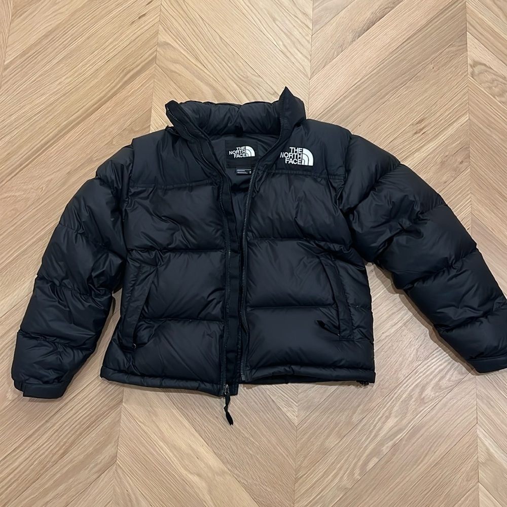 Black Northface puffer jacket